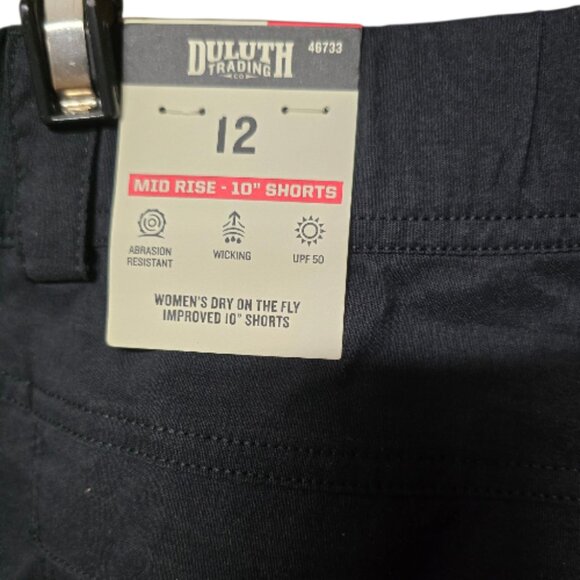 NWT Ladies Duluth Dry on the Fly Improved 10" Shorts - Picture 5 of 5